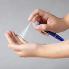 Długopis z atomizerem - kolor niebieski
