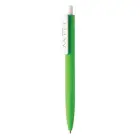 Długopis X3 z przyjemnym w dotyku wykończeniem - zielony