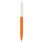 Długopis X3 z przyjemnym w dotyku wykończeniem - pomarańczowy