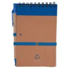 Notatnik ok. A6 z długopisem - kolor niebieski