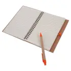 Notatnik ok. A5 z długopisem - kolor pomarańczowy