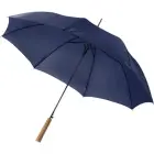 Granatowy parasol automatyczny z metalowym trzonem