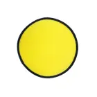 Żółte składane frisbee w pokrowcu