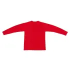 Bluza z długim rękawem kolor czerwony - S