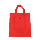 Składana czerwona torba na zakupy