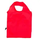 Czerwona składana torba na zakupy