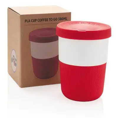 Kubek podróżny 380 ml PLA Coffee to go - kolor czerwony