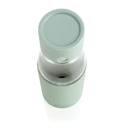 Butelka monitorująca ilość wypitej wody 650 ml Ukiyo - kolor zielony
