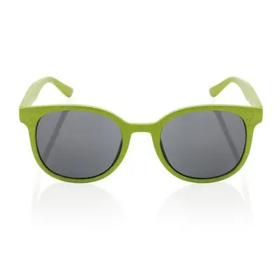 Ekologiczne okulary przeciwsłoneczne z włókien słomy pszenicznej - kolor zielony