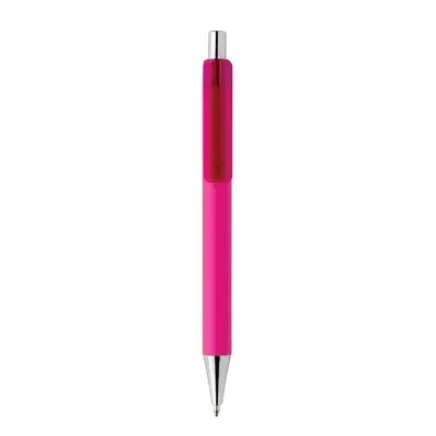 Długopis X9, touch pen - różowy