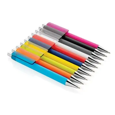 Długopis X9, touch pen - limonkowy