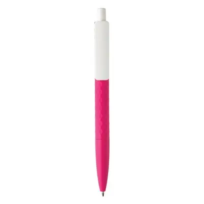 Delikatny w dotyku długopis X3 - różowy