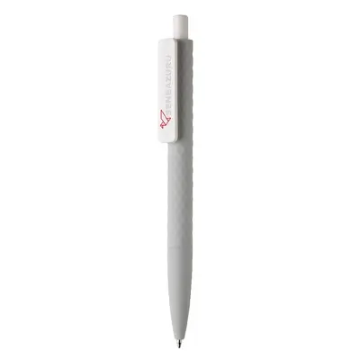 Delikatny w dotyku długopis X3 - szary