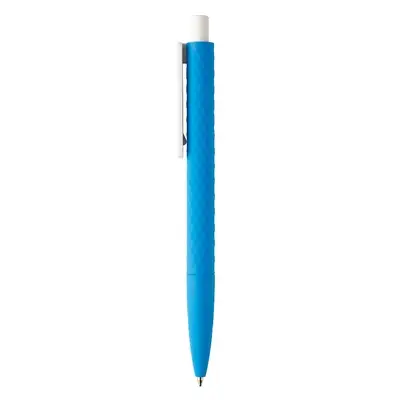 Delikatny w dotyku długopis X3 - niebieski