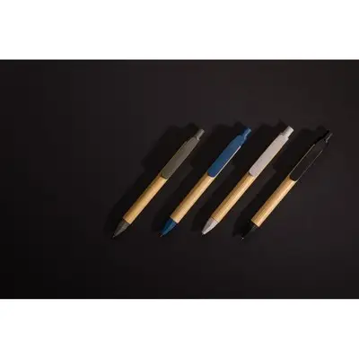 Długopis z papieru z recyklingu kolor czarny