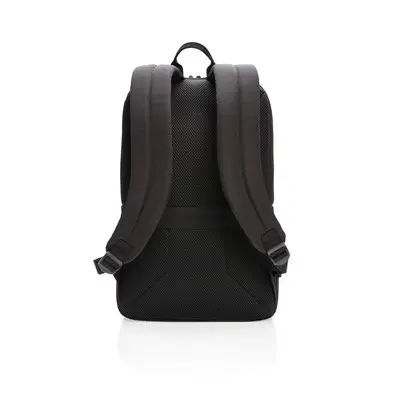 Plecak na laptopa Swiss Peak AWARE™, ochrona RFID kolor czarny