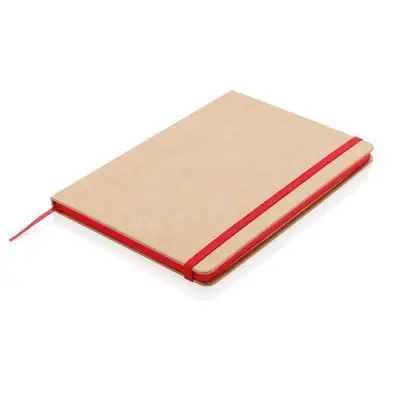 Ekologiczny notatnik A5 - kolor czerwony