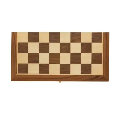 Drewniany zestaw do gry w szachy kolor brązowy
