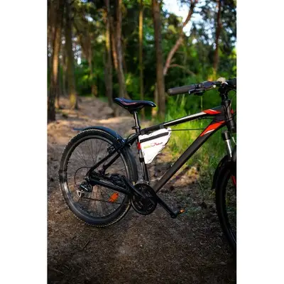Torba rowerowa | Danyell - kolor szary