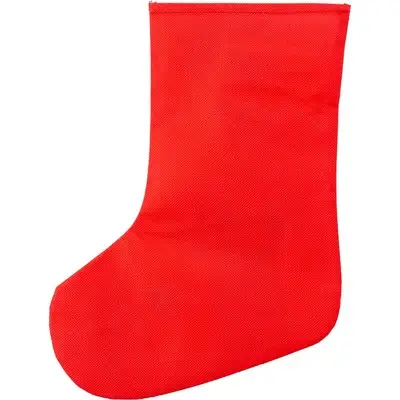 Skarpeta świąteczna do kolorowania, kredki kolor biało-czerwony