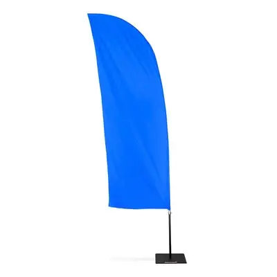 Żagiel reklamowy, flaga reklamowa ze stojakiem - Carlos kolor niebieski