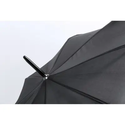 Duży wiatroodporny parasol automatyczny - kolor czarny