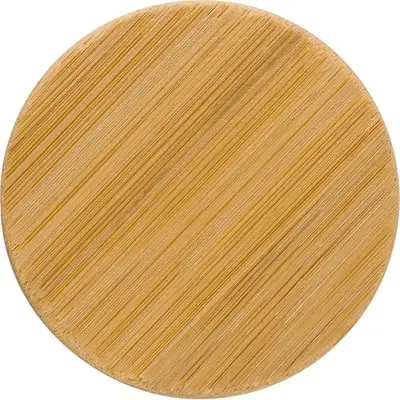 Bambusowe lusterko kieszonkowe - kolor brązowy