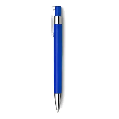 Granatowy długopis z metalowym klipem