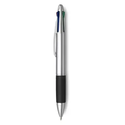 Długopis z gumowym uchwytem 4 kolory wkładów