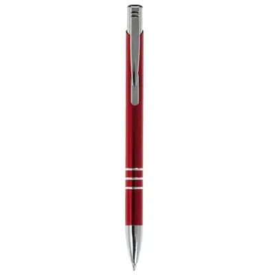 Aluminiowy długopis z grawerem - czerwony