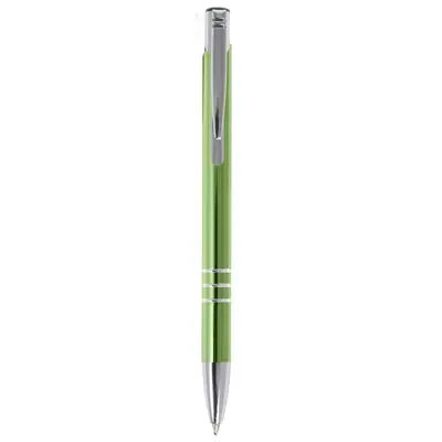 Aluminiowy długopis z grawerem - jasnozielony