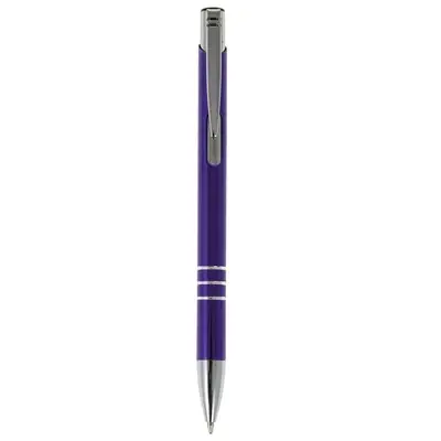 Aluminiowy długopis z grawerem - fioletowy