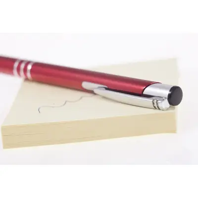 Aluminiowy długopis z grawerem - czerwony