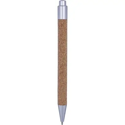 Długopis korkowy - kolor srebrny