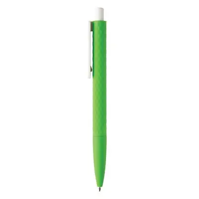 Długopis X3 z przyjemnym w dotyku wykończeniem - zielony