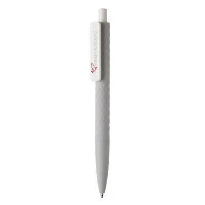 Długopis X3 z przyjemnym w dotyku wykończeniem - szary