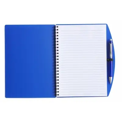 Notes / notatnik A5 z długopisem - granatowy