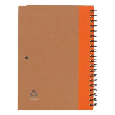 Notatnik ok. A5 z długopisem - kolor pomarańczowy