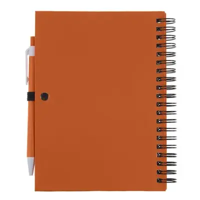 Notes / notatnik z długopisem - pomarańczowy