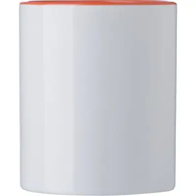 Kubek ceramiczny 300 ml kolor pomarańczowy