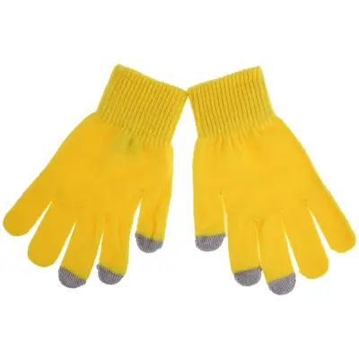 Rękawiczki do obsługi ekranów - żółte