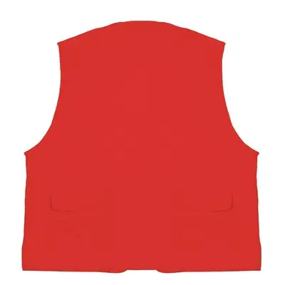 Czerwona kamizelka XL z kieszeniami