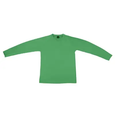 Bluza z długim rękawem kolor zielony - XL
