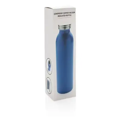 Próżniowa butelka sportowa 600 ml - kolor niebieski