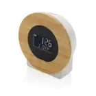 Zegar na biurko Utah RCS kolor brązowy