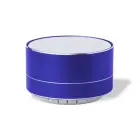 Głośnik bezprzewodowy 3W z aluminium z recyklingu kolor niebieski