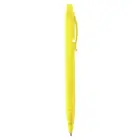 Długopisy w kolorze żółtym z logo