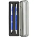 Zestaw piśmienny -  długopis i ołówek mechaniczny - niebieski