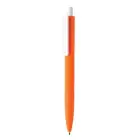 Długopis X3 z przyjemnym w dotyku wykończeniem - pomarańczowy