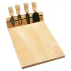 Drewniana deska do sera z paskiem magnetycznym